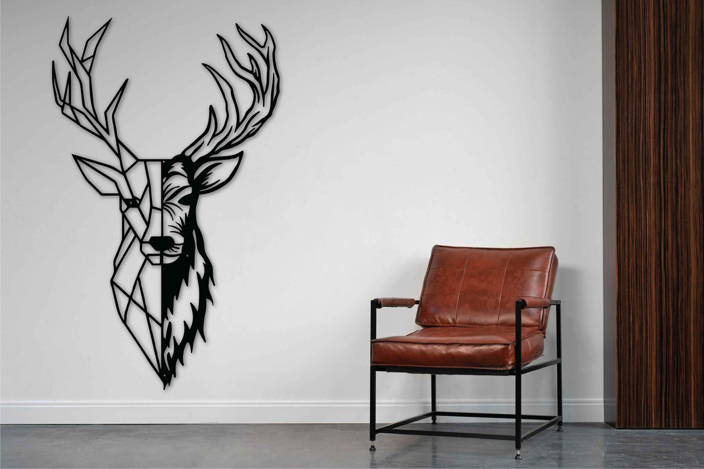 Alpha Stag Metal Wall Art