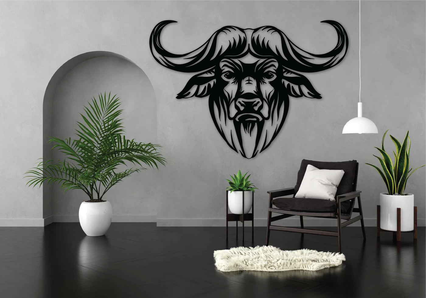 Buffalo Metal Wall Art