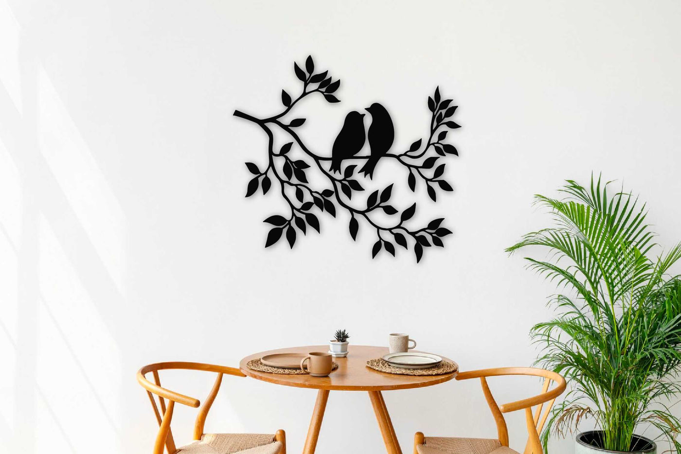 Love Birds Metal Wall Art